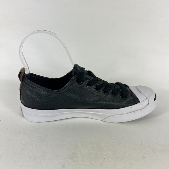 Converse Jack Purcell Sneakers Women's 6.5 Black Lace Up Running Shoes 151483C - Picture 3 of 10